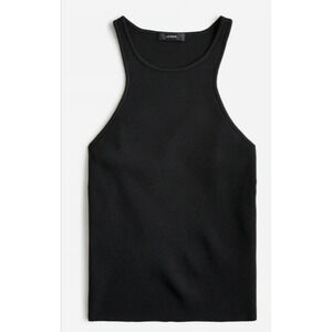 J Crew Supersculpt racerback Sweater Knit Tank Black Small 2-6 NEW